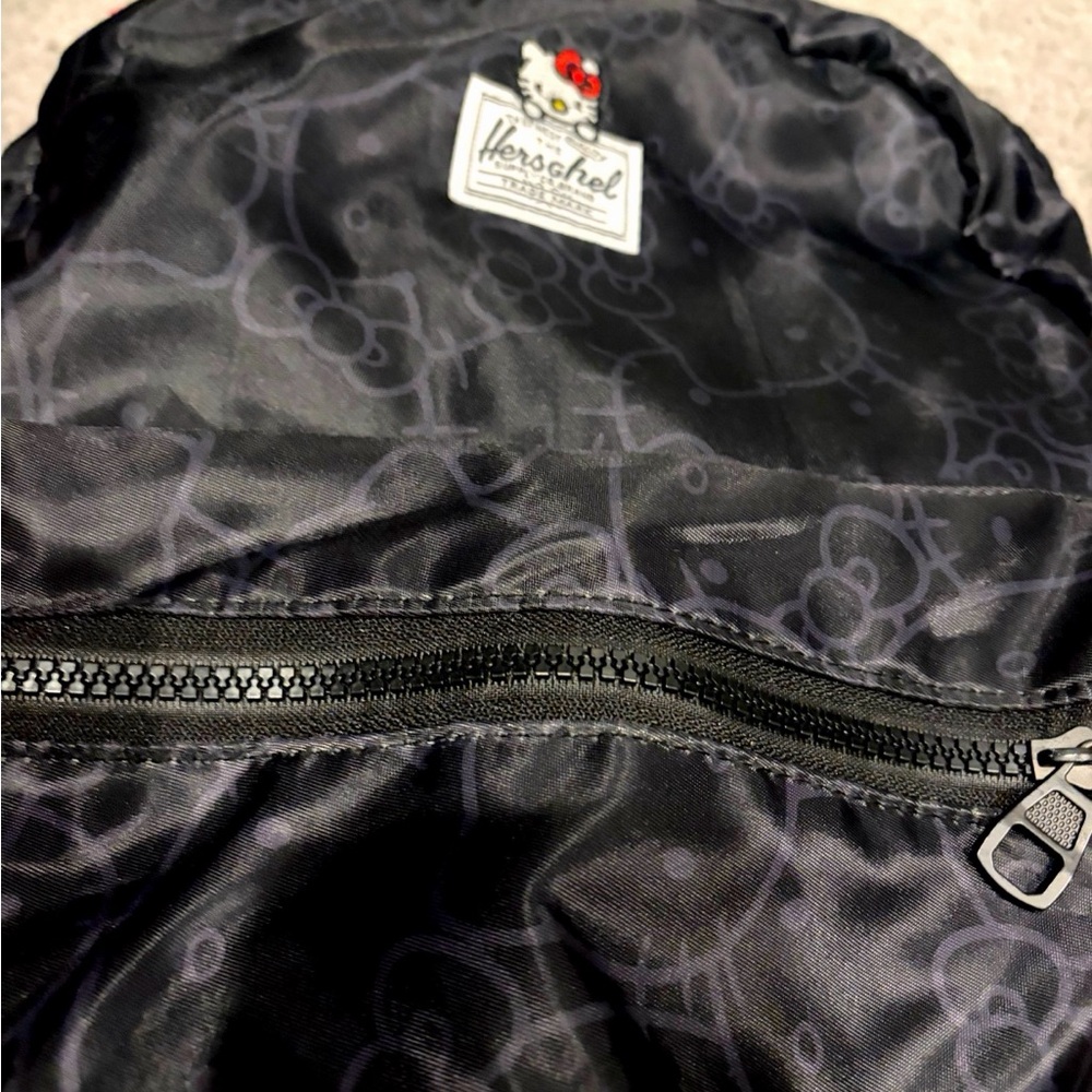 Herschel (knock off) Supply Company Black Hello Kitty Backpack with Pattern